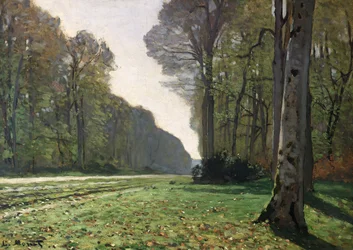 Az út Bas-Breau-ba, Fontainebleau (Le Pave de Chailly), 1865 körül